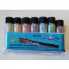 Akrylátové (akrylové) barvy Artemiss 7 x 12g - glitrové