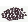 Nažehlovací kamínky - 4mm - 60 ks - tmavě fialová