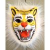 Pěnová maska - tygr žluto-bílý