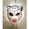 Pěnová maska - gepard bílý