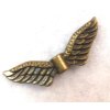 Komponent - andělská křídla - staromosaz - 2,4 cm