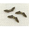 Komponent - andělská křídla - staromosaz - 2,4 cm