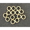 Kroužek kovový dvojitý - staromosaz - 5mm - 10 kusů