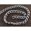 Řetízek metráž - nerez - platina