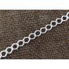Řetízek metráž - stříbrný - vzor 2