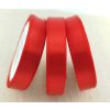 Saténová stuha - 12 mm - červená - návin 10m
