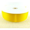Saténová stuha - 38 mm - žlutá