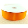 Saténová stuha - 18 mm - oranžová