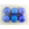 Baňky 2,5 cm - sada modrá