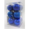 Baňky 2,5 cm - sada modrá