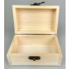 Dřevěná krabička 12,9 x 8,3 x 6,1 cm