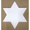 Polystyrenová hvězda 22,5 cm, 6 cípů