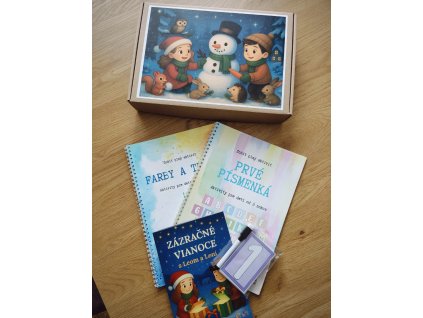 Škatuľka 3 Vianočný škriatok