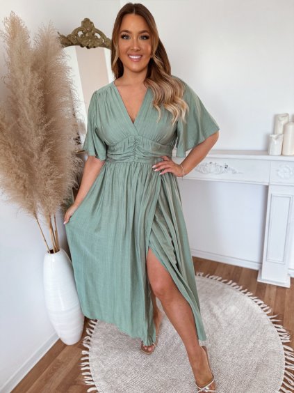 dlouhé šaty plus size