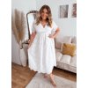 dlhé biele maderia šaty L
