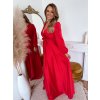 červené šaty XL