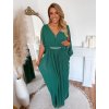 zelené společenské šaty XL