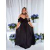47201 cierne spolocenske maxi saty