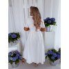 47273 5 biele koselove saty s opaskom