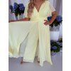 47444 2 dlhy elegantny overal saty zlta