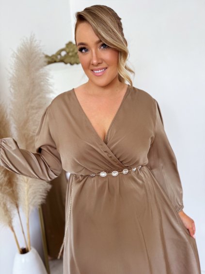 Nagy szegecsekkel díszített öv - arany