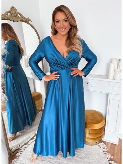 kék alkalmi ruha XL