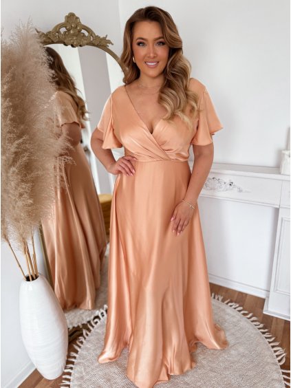 szatén ruha plus size nőknek