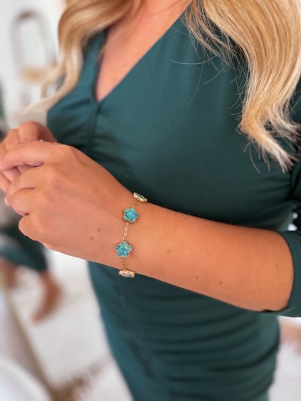 Női karkötő AZUR sebészeti acélból