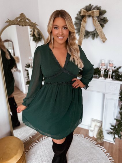 Rövid, hosszú ujjú ruha