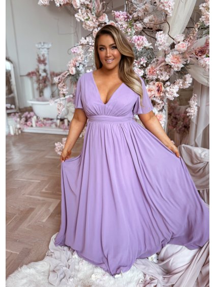 lila estélyi ruha XL méret