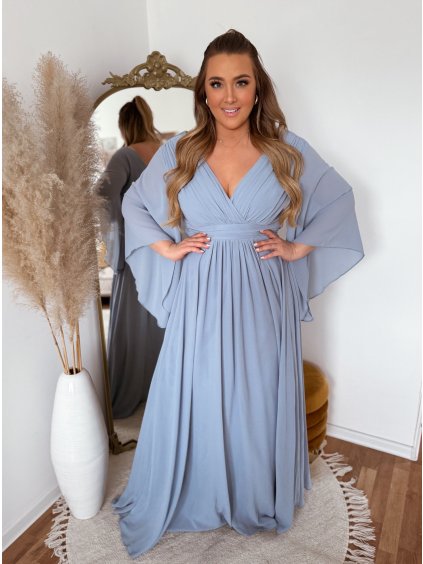 halványkék alkalmi ruha XL méret