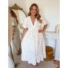 dlhé biele šaty pre moletky