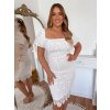 fehér csipke ruha XL
