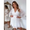 fehér csipkés ruha L