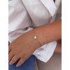 Női karkötő sebészeti acélból szív - arany