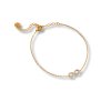 Női sebészeti acél karkötő INFINITY - arany