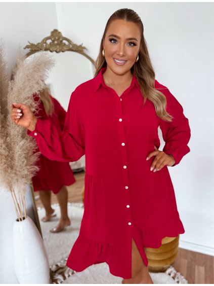 košeľové šaty plus size