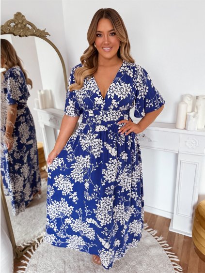 dlhé letné šaty plus size
