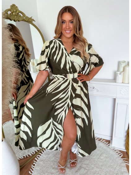 dlhé plus size šaty