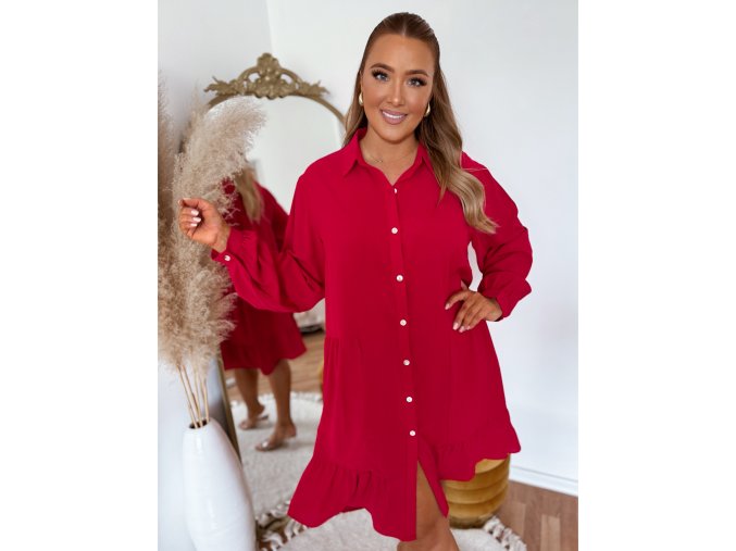 košeľové šaty plus size