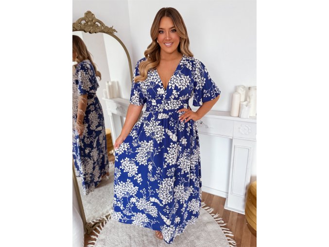 dlhé letné šaty plus size