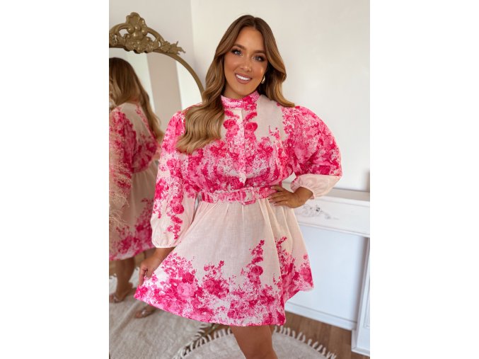 košeľové minišaty plus size