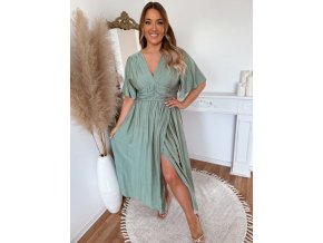 dlhé plus size šaty