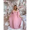 plus size plesove saty