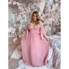 plus size plesove saty