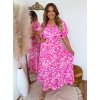 ružové šaty plus size