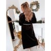 čierne šaty plus size