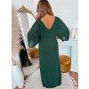 tmavozelené spoločenské šaty PLUS SIZE