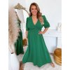 dlhé zelené šaty XXL