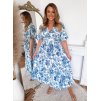 šaty s krátkym rukávom plus size